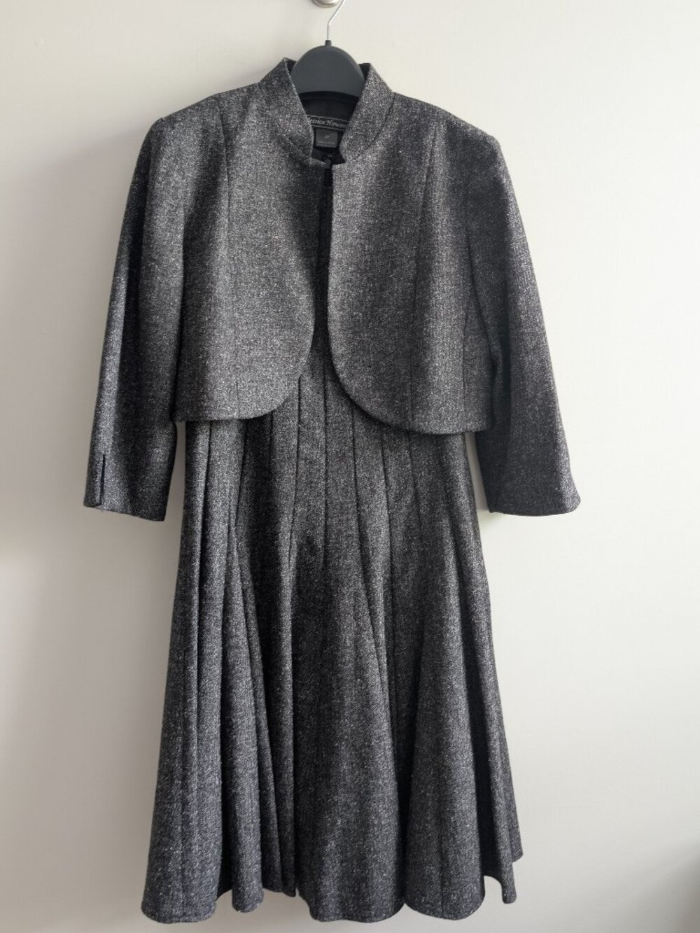 Jessica Howard Tweed Dress & Bolero Jacket Set